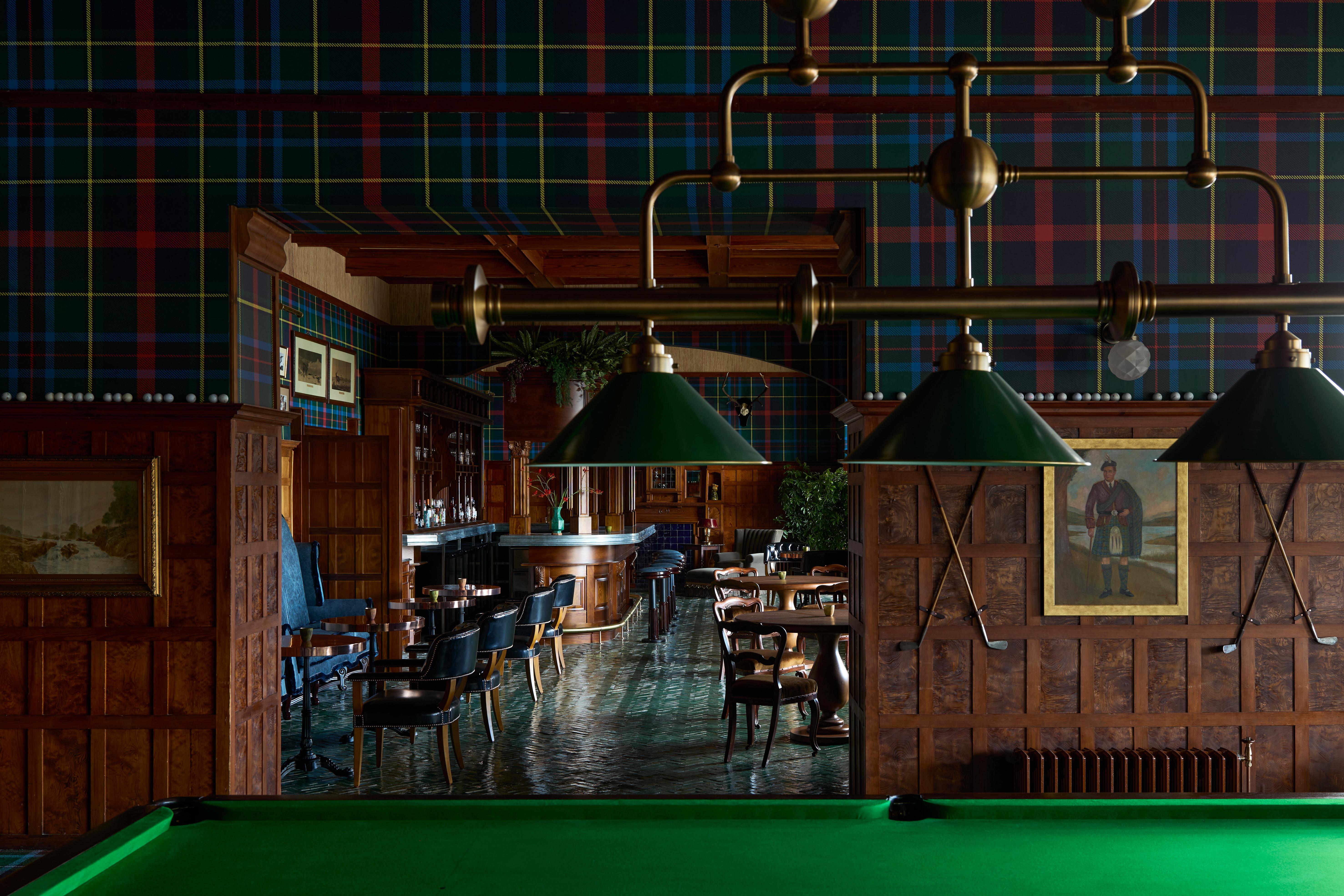 Dornoch Station Hotel Bagian luar foto The Snooker Room